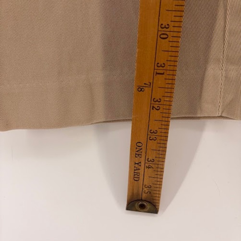 Polo by Ralph Lauren Khaki Pants Mens 36x32 Tan casual Chino Trousers‎ - Picture 9 of 10